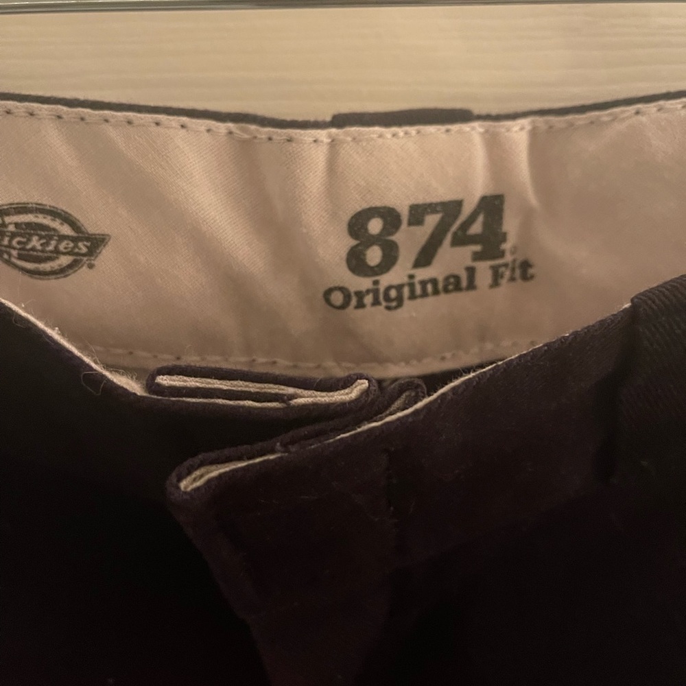 Dickies 874 Original Fit - Black. Good Condition.